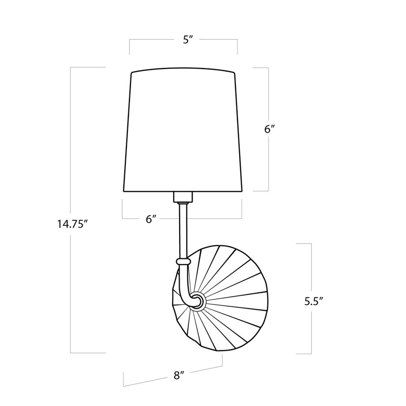 ReginaAndrew Parasol Sconce Perigold